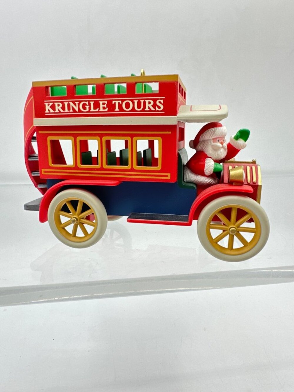 Hallmark 1992 Kringle Tours Here Comes Santa #14 Ornament QX4341 Vintage